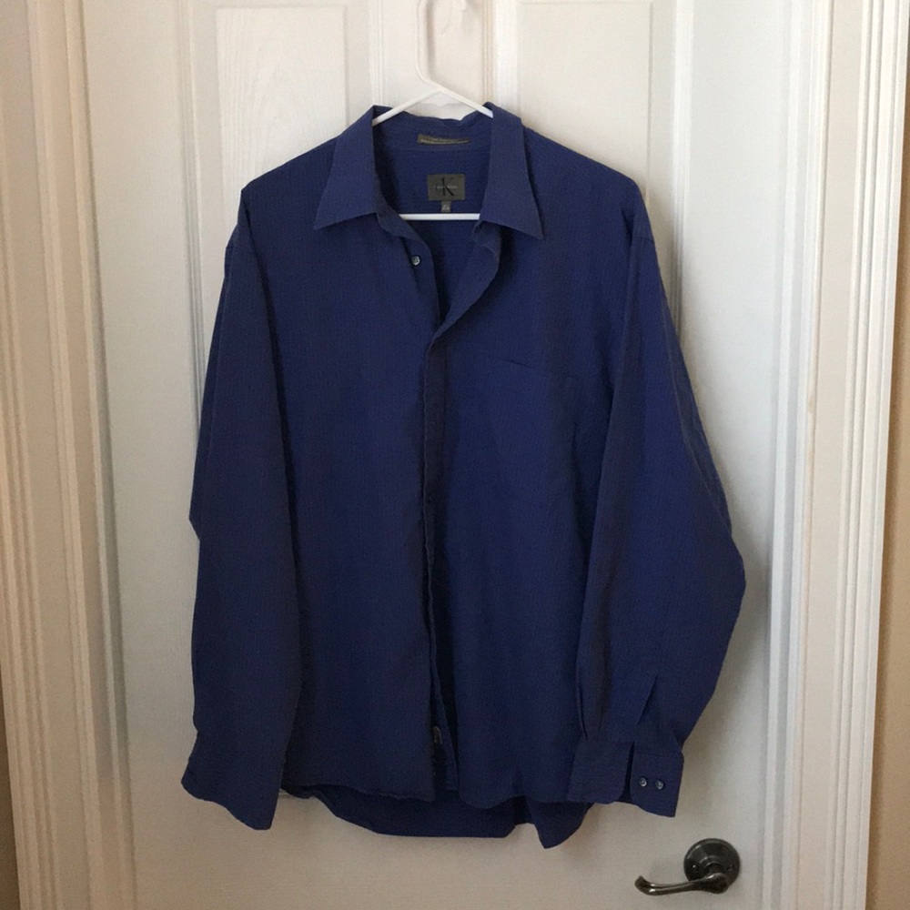 CK Calvin Klein Button-Down Shirt Size 16.5/34-35
